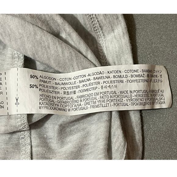 Zara Man Basic Colorblock Crewneck T-Shirt| L Short Sleeves Yellow Gray Casual - Picture 4 of 9